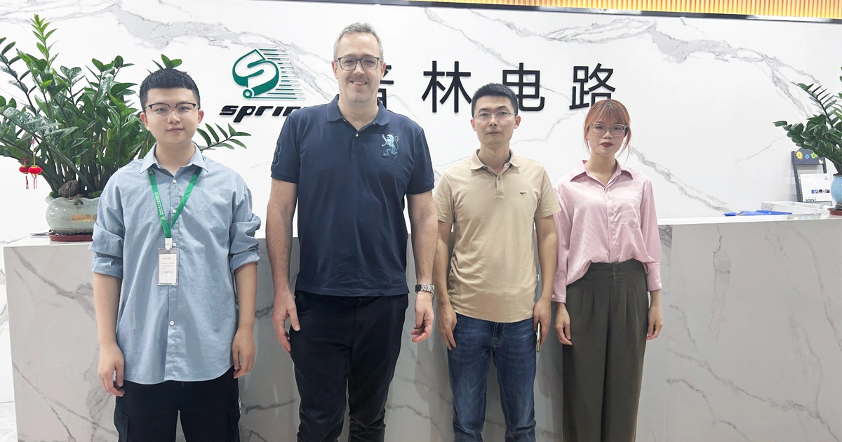 Знакомство с передовой фабрикой печатных плат SprintPCB: экскурсия для зарубежных клиентов в Шэньчжэне